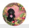 A photo of Sunridge Midnight Princess, a blue standard poodle