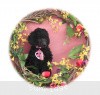 A photo of Sunridge Midnight Princess, a blue standard poodle